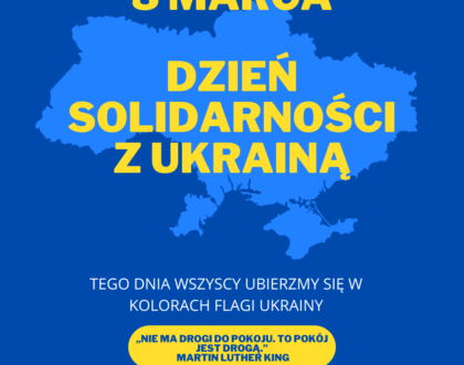 8 marca - Dzień Solidarności z Ukrainą w SP1