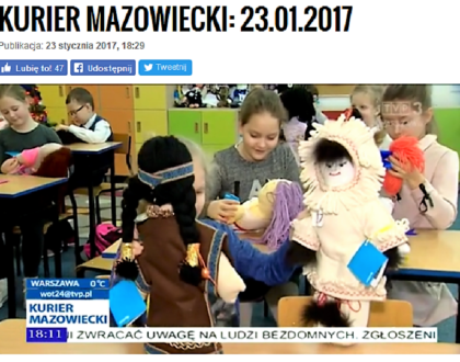 Nasze pomocne lalki w Kurierze Mazowieckim