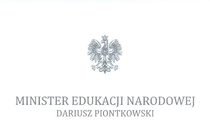 List Ministra Edukacji Narodowej