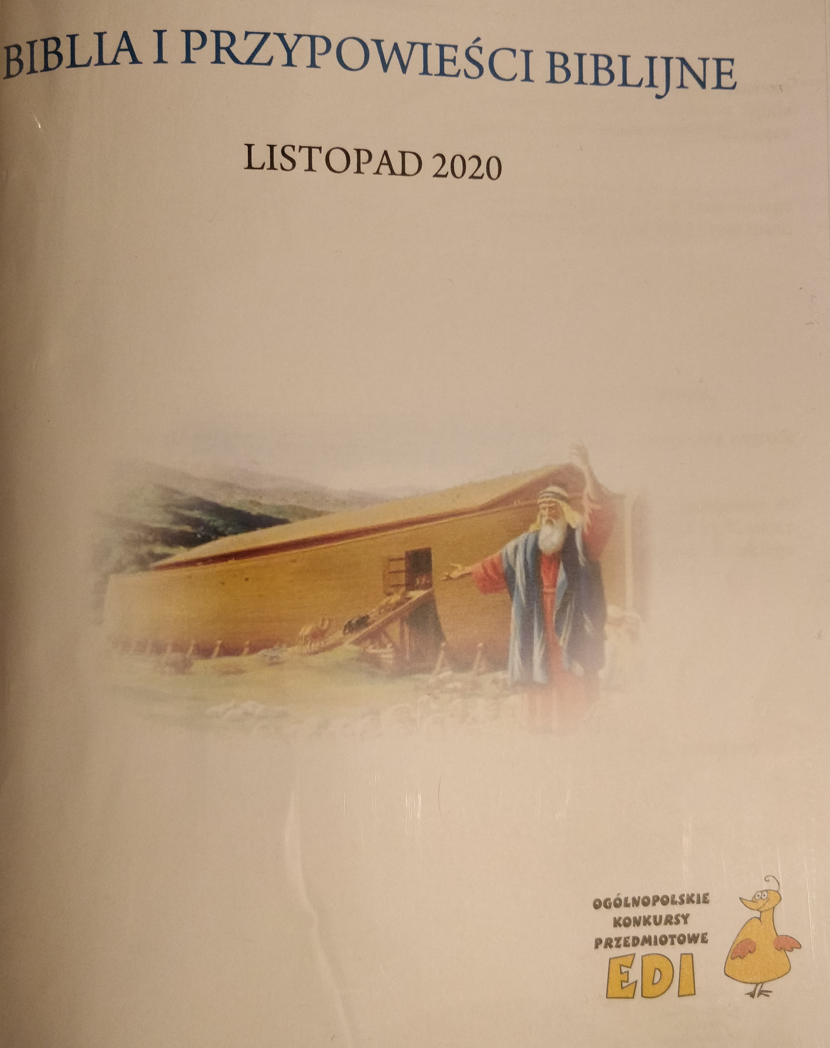 Wyniki Ogólnopolskiego Konkursu „Biblia i Przypowieści Biblijne”